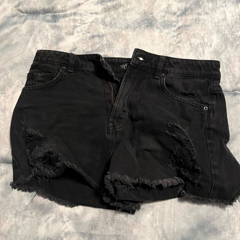 Denim shorts